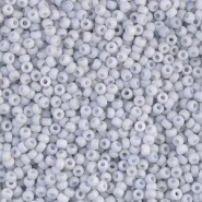 Miyuki seed beads 11/0 - Matted opaque pale blue gray 11-2026